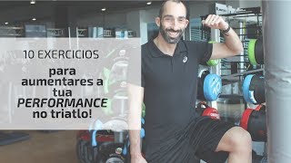 10 exercicios para treino força no triatlo [upl. by Esiocnarf]