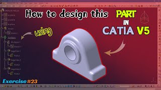 CATIA V5 Exercise 23 Your Path to Efficient Drafting [upl. by Lahey353]