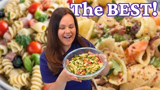 3 AMAZING Pasta Salad Recipes  3 Musttry Creations [upl. by Aivatnahs]