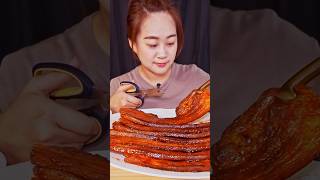 Enjoy Spicy Pork Belly and Braised Duck Wings asmr mukbang eatingshow food cook [upl. by Shih]