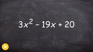 Learn how to factor a trinomial factoring practice [upl. by Enaillil]