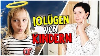 TOP 10 LÜGEN die Kindern ihren Eltern erzählen 😇 😈 10 Lügen die jeder kennt Kleine Familienwelt [upl. by Dub]