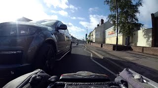 WP57AWX close pass oncoming traffic  swearing [upl. by Chemash258]