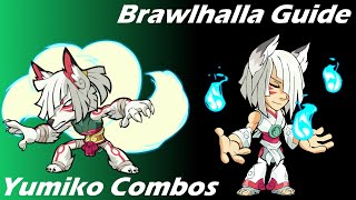 Brawlhalla Guide  Easy Yumiko combos [upl. by Suisyola]