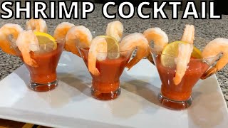 How to make Fresh Shrimp Cocktail and Cocktail Sauce [upl. by Danby852]