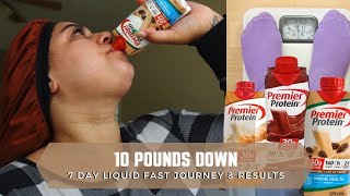 How To Lose Weight Fast  7 Day LIQUID FAST  10lbs GONE in ONE WEEK journey amp results [upl. by Zosima]