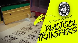 Plastisol heat transfers  screen printing [upl. by Kcirnek]