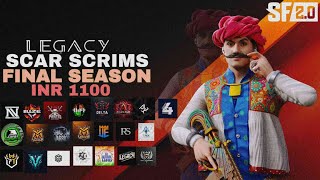 LEGACY SCAR SCRIMS FINAL SEASON ● DAY 3 ● SCARFALL 20 [upl. by Sirtemed]