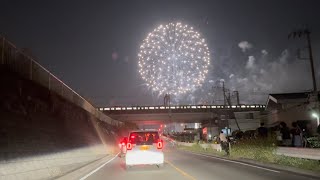 Toda bridge Fireworks Festival in Saitama Prefecture August 3 2024 [upl. by Landmeier]