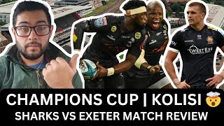 Sharks VS Exeter  Siya Kolisi Stars with Two Tries  Champions Cup [upl. by Jacobine]