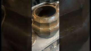 Dodecagon Tea Kettle beforeandafter restoration satisfying castiron smallbusiness reels fyp [upl. by Yevad]