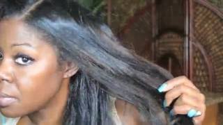 How to flat iron natural hair [upl. by Astera]