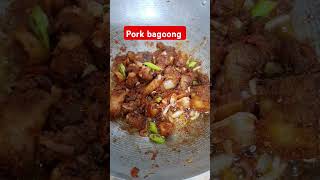 Pork binagoongan recipe [upl. by Aratak845]