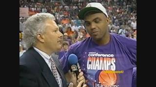 Charles Barkley 1993 Playoffs 44pts amp 24rebs Gm 7 vs Sonics [upl. by Aciruam675]