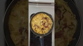 HUEVOS Cómo hacer huevos con tocineta y recetasfaciles [upl. by Sillihp]