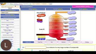 Fractional Distillation Animation  Notes Video 2 [upl. by Aredna]