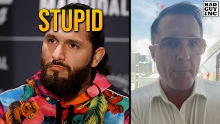 I Didnt Know Jorge Masvidal was this Stupid [upl. by Ocnarf]