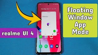 How to enable floating app window mode realme UI 4 [upl. by Enida]