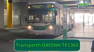 Transperth MercedesBenz O405NH TP1360 Bus trip [upl. by Enelaehs]