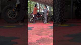 HOW TO PUT YOUR BIKE ON PADDOCK STAND  GS 310  THURUMB gs310 bmwgs310 thurumb motovlog [upl. by Westhead399]