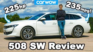 Peugeot 508 SW Estate 2021 indepth review [upl. by Nadnerb]