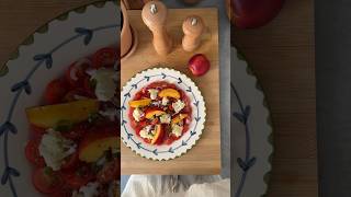 Recette salade tomate nectarine 🌞🧡 [upl. by Ximena951]