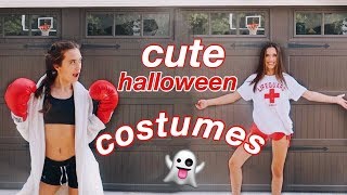 CUTE lastminute halloween costume ideas for teens  Hannah Meloche [upl. by Ashla]