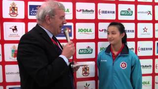 Chun Wan Wong ITTFJuniorWorlds Interview [upl. by Dent591]