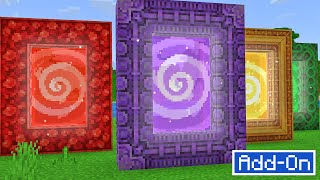 SPARK PORTALS ADDON 16 NEW PORTALS To Minecraft Bedrock Xbox PS4 Switch Mobile PC [upl. by Punke]