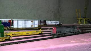 Custom Weathered Athearn RTR SP SD40T2 8377 DCC All LED Lighting [upl. by Ociral]