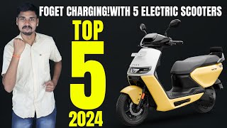 Top 5 Long Range Electric Scooter in India 2024 EV BRO [upl. by Fania384]