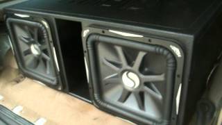 2 Kicker Solo Baric L7 15quots on a American Bass VFL 1201 in Atrend Ported box [upl. by Isabeau]