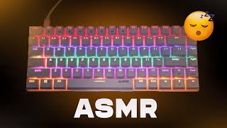 no talking ASMR Blue Switches Keyboard Sounds Clicky😴💤 [upl. by Eartnoed]