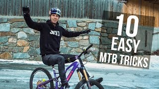 10 Easy MTB Tricks with Fabio Wibmer [upl. by Adnawat]