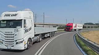 296 4K POV Real Truck Driving MAN TGX 520 Italy Cortemaggiore to Austria Kundl part 1 [upl. by Dorcas]