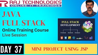 Day 37  Java Full Stack Online Training Course Live  10th June 2024 [upl. by Acalia]