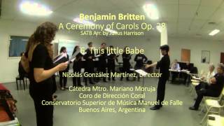 BRITTEN Benjamin  A Ceremony of Carols Op 48 Selección [upl. by Annalla]