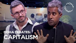 Capitalism  FULL DEBATE  Doha Debates w Jason Hickel Anand Giridharadas Ameenah GuribFakim [upl. by Mcintyre686]