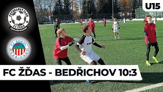 U15 Žďár  Bedřichov sestřih [upl. by Nalniuq]