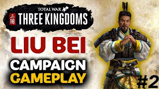 Total war Three Kingdoms LIU BEI 190 CAMPAIGN PART 2 [upl. by Anuahs]