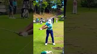 Open Champion Golfer of the Year Xander Schauffele Iron Swing Slow Motion FO [upl. by Neerod561]