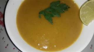 soupe aux lentille corail حساء العدس الاحمر بالخضار [upl. by Aissatan601]