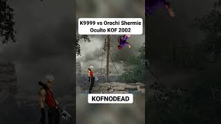 K9999 vs Orochi Shermie Oculto KOF 2002 kofnodead kof shorts games snk arcade k9999 [upl. by Olpe]