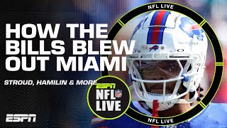 A Bills MASTERCLASS Dan Orlovsky dissects DolphinsBills in Damar Hamlins return  NFL Live [upl. by Ytirahs695]