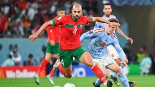 Sofyan Amrabat highlights from the World Cup 2022 against Spain and Portugal [upl. by Neural]