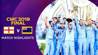 Cricket World Cup 2019 Final England v New Zealand  Match Highlights [upl. by Sungam455]