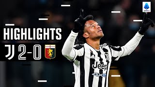 Juventus 20 Genoa  Cuadrado Scores Stunner Directly From Corner  Serie A Highlights [upl. by Earazed]