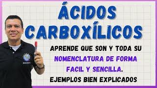 Ejercicio sobre nomenclatura de ácidos carboxílicos [upl. by Eserehs]