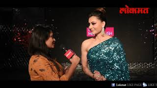 Lokmat Most Stylish Awards 2018  Urvashi Rautela Gets Candid On Red Carpet  Lokmat Stylish [upl. by Ggerk]