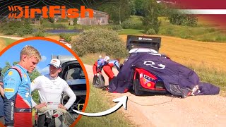 Tänak’s BIZARRE Inflatable Arch Incident  WRC Rally Latvia 2024 [upl. by Asilaj571]